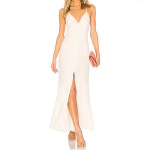 Revolve - Lovers + Friends Helena Gown in Ivory